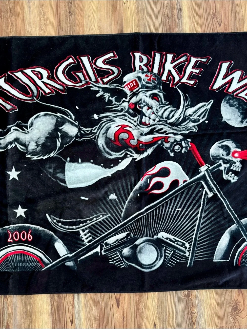 Sturgis Biker 2006 NWOT Bike Week Beach Towel NWOT
